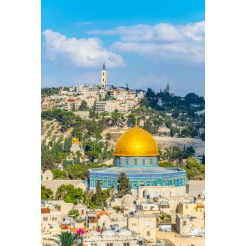 Lais Puzzle - Jerusalem überragt von der goldenen Kuppel des Felsendoms, Israel - 2.000 Teile