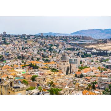 Lais Puzzle - Stadtbild von Nazareth mit Basilika der Verkündigung, Israel - 1.000 Teile