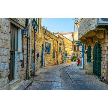 Lais Puzzle - Blick auf eine enge Straße in Tsfat/Safed, Israel - 2.000 Teile