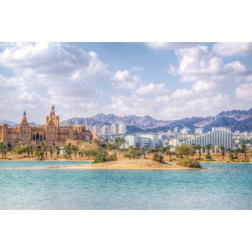 Lais Puzzle - Stadtbild von Eilat mit Blick hinter die Friedenslagune, Israel - 2.000 Teile