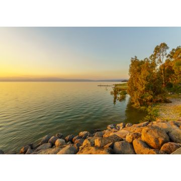 Lais Puzzle - Blick auf den See Genezareth bei Sonnenuntergang, von Ein Gev aus - 1.000 Teile
