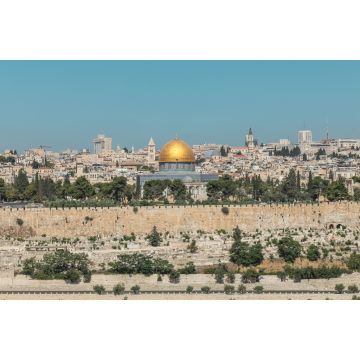 Lais Puzzle - Jerusalemer Altstadt vom Ölberg aus gesehen, Jerusalem, Israel. Tempelberg und Felsendom sind zu sehen - 2.000 Teile
