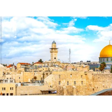 Lais Puzzle - Blick auf den Tempelberg in Jerusalem, einschließlich der Westmauer und des goldenen Felsendoms - 1.000 Teile
