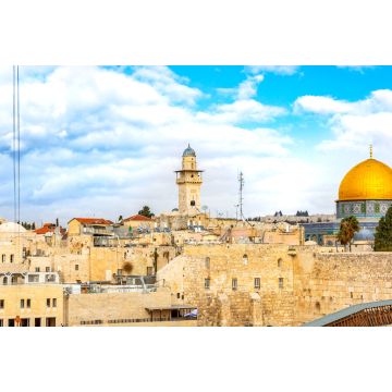 Lais Puzzle - Blick auf den Tempelberg in Jerusalem, einschließlich der Westmauer und des goldenen Felsendoms - 2.000 Teile