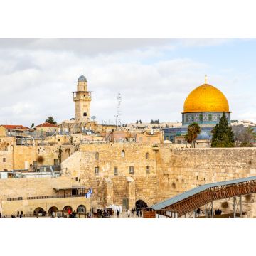 Lais Puzzle - Blick auf den Tempelberg in Jerusalem, einschließlich der Westmauer und des goldenen Felsendoms - 1.000 Teile