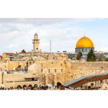 Lais Puzzle - Blick auf den Tempelberg in Jerusalem, einschließlich der Westmauer und des goldenen Felsendoms - 2.000 Teile