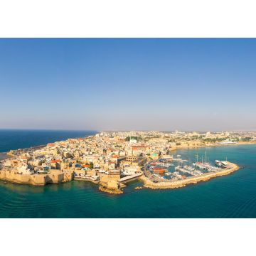 Lais Puzzle - Luftaufnahme der alten Stadt und des Hafens von Akko, Israel - 1.000 Teile