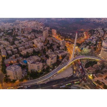 Lais Puzzle - Jerusalemer Stadtzentrum bei Nacht, Israel - 2.000 Teile