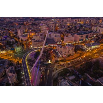 Lais Puzzle - Jerusalemer Stadtzentrum bei Nacht, Israel - 2.000 Teile