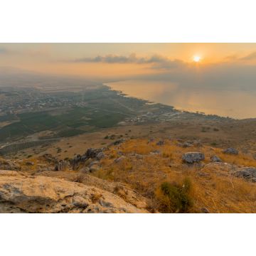Lais Puzzle - Sonnenaufgangsansicht des Sees von Galiläa vom Berg Arbel aus - 2.000 Teile