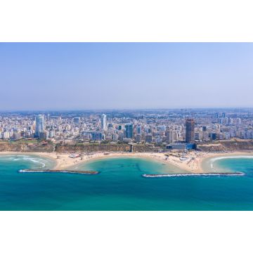 Lais Puzzle - Luftaufnahme der Steilküste von Netanya, Israel - 2.000 Teile