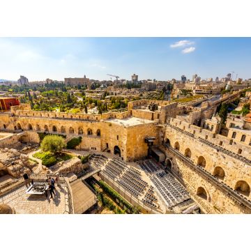 Lais Puzzle - Panoramablick auf das Stadtzentrum von Jerusalem mit dem Mamilla-Viertel von der Altstadt aus gesehen in Israel - 1.000 Teile