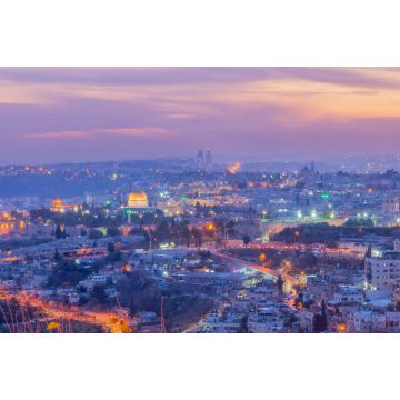 Lais Puzzle - Sonnenuntergang in der Jerusalemer Altstadt und Neustadt - 2.000 Teile