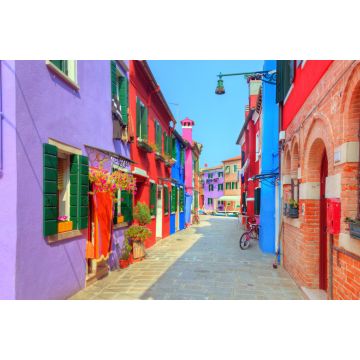 Lais Puzzle - Bunte Häuser auf der Insel Burano, in der Nähe von Venedig, Italien - 2.000 Teile
