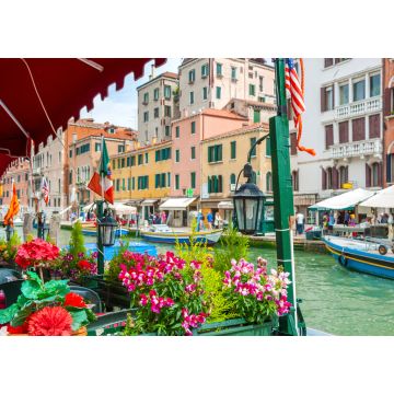 Lais Puzzle - Straßencafé im Canal Grande in Venedig, Italien - 1.000 Teile