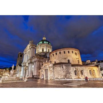 Lais Puzzle - Alter und Neuer Dom von Brescia am Abend - 1.000 Teile