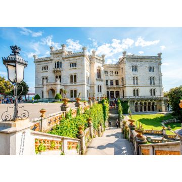 Lais Puzzle - Schloss Miramare mit Gärten am Golf von Triest im Nordosten Italiens - 1.000 Teile