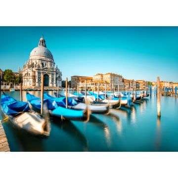 Lais Puzzle - Blick auf das Stadtbild von Venedig mit der Basilika Santa Maria della Salute und Gondeln auf dem Canal Grande in Venedig - 1.000 Teile