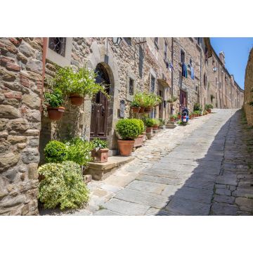 Lais Puzzle - Schöne Straße von Cortona, Toskana - 1.000 Teile