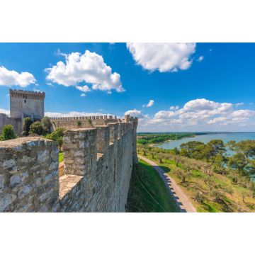 Lais Puzzle - Castiglione del Lago (Umbrien) - Eine mittelalterliche Stadt mit einer großen Burg im historischen Zentrum, neben dem Trasimeno See, Mittelitalien - 2.000 Teile