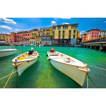 Lais Puzzle - Peschiera del Garda bunte Hafen und Boote Blick - 2.000 Teile