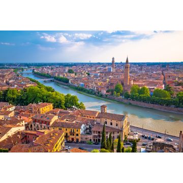 Lais Puzzle - Die Stadt Verona und der Fluss Etsch - 2.000 Teile