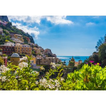 Lais Puzzle - Positano (Kampanien, Italien) - Eine sehr bekannte touristische Sommerstadt am Meer in Süditalien, Provinz Salerno, Amalfiküste - 1.000 Teile