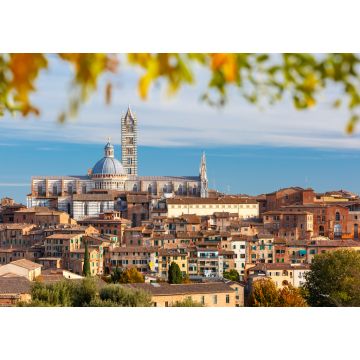 Lais Puzzle - Schöner Blick auf die Kuppel und den Campanile des Doms von Siena, den Duomo di Siena und die Altstadt der mittelalterlichen Stadt Siena - 1.000 Teile