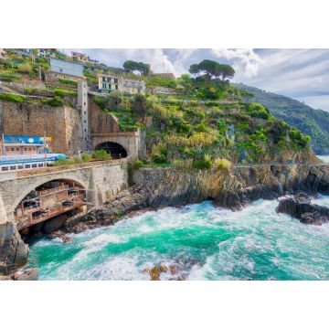 Lais Puzzle - Cinque Terre, Italien. Blick auf die Küstenlinie im Frühling - 1.000 Teile