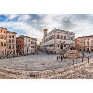 Lais Puzzle - Panoramablick auf die Piazza IV Novembre, Perugia, Italien - 1.000 Teile