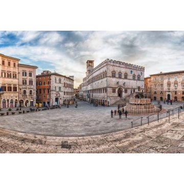 Lais Puzzle - Panoramablick auf die Piazza IV Novembre, Perugia, Italien - 2.000 Teile