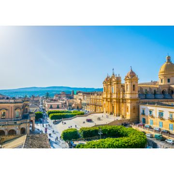 Lais Puzzle - Noto mit Basilica Minore di San Nicolò und Palazzo Ducezio, Sizilien, Italien - 1.000 Teile