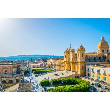 Lais Puzzle - Noto mit Basilica Minore di San Nicolò und Palazzo Ducezio, Sizilien, Italien - 2.000 Teile