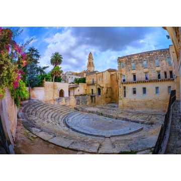 Lais Puzzle - Römisches historisches Theater, antikes Bauwerk Italiens in der alten historischen Stadt Lecce - 1.000 Teile