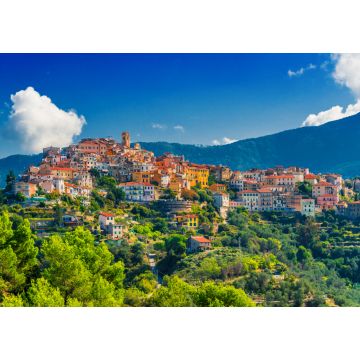 Lais Puzzle - Ansicht von Perinaldo in der Provinz Imperia, Ligurien - 1.000 Teile