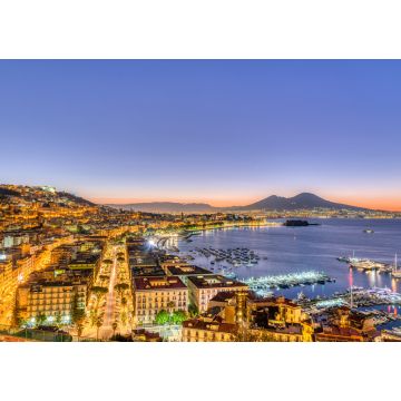 Lais Puzzle - Neapel in Italien mit dem Vesuv vor Sonnenaufgang - 1.000 Teile