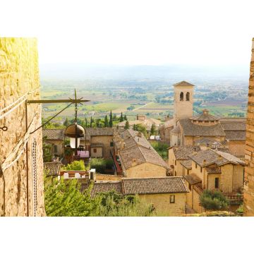 Lais Puzzle - Erstaunlicher Blick von der mittelalterlichen italienischen Stadt Assisi, Umbrien - 1.000 Teile
