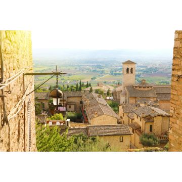 Lais Puzzle - Erstaunlicher Blick von der mittelalterlichen italienischen Stadt Assisi, Umbrien - 2.000 Teile