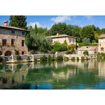 Lais Puzzle - Alte Thermalbäder in dem mittelalterlichen Dorf Bagno Vignoni, Toskana - 1.000 Teile