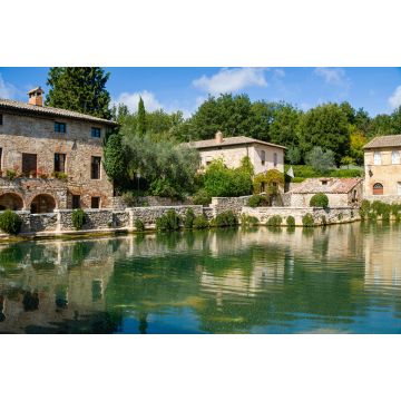 Lais Puzzle - Alte Thermalbäder in dem mittelalterlichen Dorf Bagno Vignoni, Toskana - 2.000 Teile