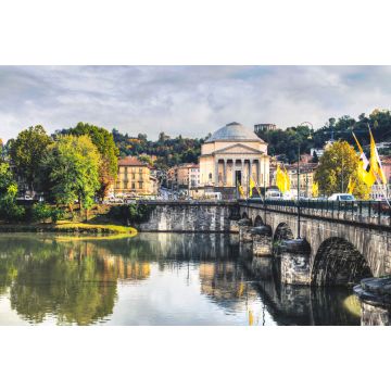 Lais Puzzle - Antike Brücke in Turin und der Fluss Po - 2.000 Teile