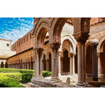 Lais Puzzle - Der Innenhof der Kathedrale der Himmelfahrt von Monreale, Sizilien - 2.000 Teile