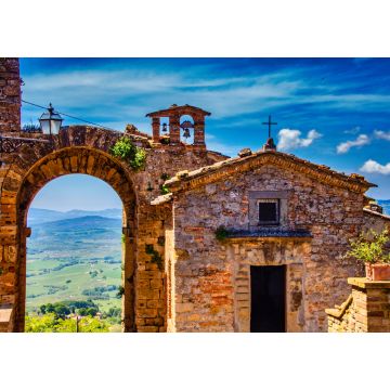 Lais Puzzle - Volterra, bei den alten Etruskern als Velathri oder Vlathri und bei den Römern als Volaterrae bekannt, ist eine Stadt und Gemeinde in der Toskana - 1.000 Teile