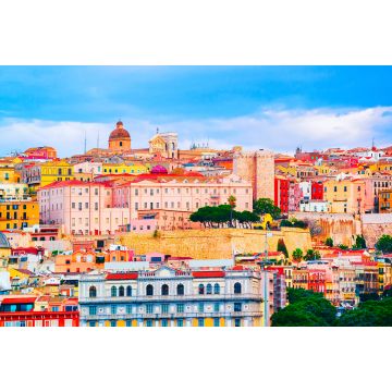 Lais Puzzle - Stadtbild der alten sardischen Stadt Cagliari im Süden der Insel Sardinien - 2.000 Teile