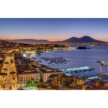 Lais Puzzle - Neapel und der Vesuv in Italien vor Sonnenaufgang - 2.000 Teile
