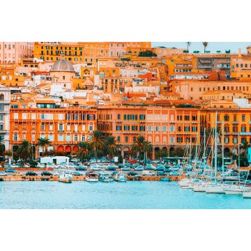 Lais Puzzle - Stadtbild von Cagliari mit Architektur und Mittelmeer auf Sardinien, Italien - 2.000 Teile