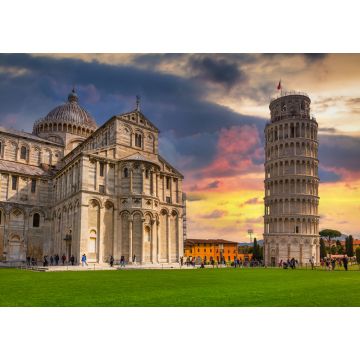 Lais Puzzle - Kathedrale und der Schiefe Turm von Pisa bei Sonnenuntergang, Italiens größtes Wahrzeichen - 1.000 Teile