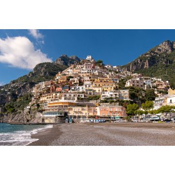 Lais Puzzle - Blick auf den Strand und die Häuser von Positano an der Amalfiküste in Kampanien, Italien - 2.000 Teile