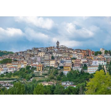 Lais Puzzle - Überblick über Fiuggi in Italien, Sehenswürdigkeit in Fiuggi, Provinz Frosinone, Latium - 1.000 Teile
