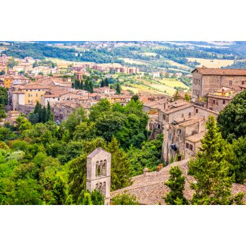 Lais Puzzle - Mittelalterliche Stadt Todi auf dem Hügel  - 2.000 Teile